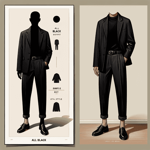 Outfit Serba Hitam: Simpel Tapi Tetap Stylish